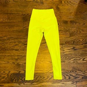 Beyond Yoga Bright Yellow Leggings